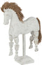 J-Line figuur Paardenmarionet - hout - wit