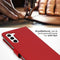 Selencia Galaxy S23 - Echt Lederen Bookcase - Ruimte voor 3 pasjes - Rood