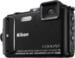 Nikon COOLPIX AW130 - Outdoor Camera - 16 MP - Waterdicht tot 30 m - Zwart