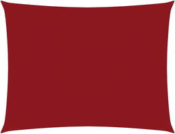 vidaXL Zonnescherm rechthoekig 2x2.5 m oxford stof rood