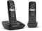 Gigaset AS690A Duo - DECT-telefoon - 2 handsets - 5,08 cm (2