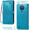 iMoshion Hoesje Geschikt voor Nokia 1.4 Hoesje Met Pasjeshouder - iMoshion Mandala Bookcase - Turquoise