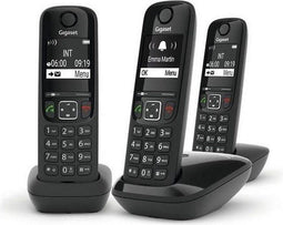 Gigaset AS690R - Trio DECT telefoon - Blacklist functie - Zwart