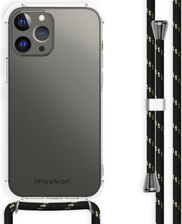 iMoshion Hoesje Geschikt voor iPhone 13 Pro Max Hoesje Met Koord - iMoshion Backcover met koord - Transparant