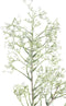PTMD Leaves Plant Baby's Breath Kunsttak - 38 x 22 x 77 cm - Lichtroze