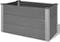 vidaXL - Plantenbak - verhoogd - 100x50x54 cm - HKC - grijs
