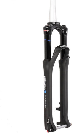SrSuntour Suntour vork mobie 45 lor ds coil 700c 100mm tapered 15mm zwart