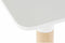 DKD Home Decor - Eettafel - 120 x 80 x 74 cm - Wit Berken MDF
