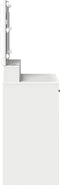 vidaXL - Kaptafel - met - LED-verlichting, - Wit, - 79x41x135 - cm