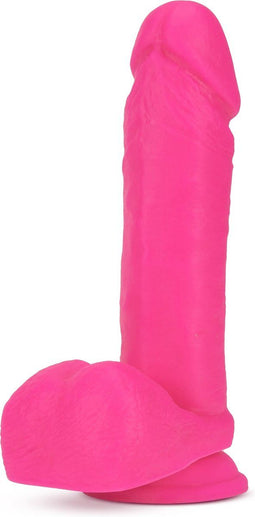 Neo 8 inch dual Density dildo neon roze