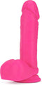 Neo 8 inch dual Density dildo neon roze