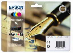 Epson C13T16264022 - Inktcartridge - Origineel - Cyaan Geel Magenta Zwart (3,1ml)