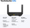 Linksys MR7350 - Router - Mesh WiFi - WiFi 6 - 1800 Mbps - Zwart