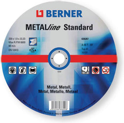 Berner 38287 Slijpschijf metaal vlak 115 1.0 mm