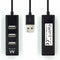 Ewent EW1123 - USB Hub 2.0 - 4 poorts - Zwart