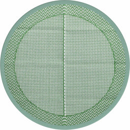 vidaXL - Buitenkleed - ARAKIL - Ø - 200 - cm - polypropeen - groen