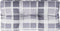 vidaXL - Palletkussen - 70x40x12 - cm - stof - ruitpatroon - grijs