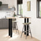 vidaXL - Salontafelpoten - 4 - st - 110-112 - cm - staal - zwart