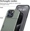 iMoshion Hoesje Geschikt voor iPhone 15 Pro Hoesje - Ruimte voor 2 pasjes - iMoshion Backcover met pasjeshouder - Donkergroen