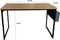 Bureau Stoer - computertafel - laptoptafel - 120 cm breed - lichtbruin