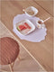 OYOY Moira Kinderservies set strawberry cat - Servies kind - Offwhite