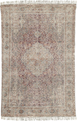 PTMD Cavan Rechthoekig Tapijt - 300x200x2 cm - Katoen Chenille - Bruin