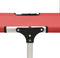 vidaXL - Ligbed - extra - hoog - inklapbaar - senior - aluminium - rood