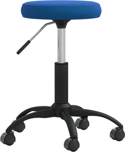 vidaXL - Massagekruk - fluweel - blauw