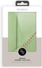 Selencia Hoesje Geschikt voor Samsung Galaxy S21 Hoesje Met Pasjeshouder - Selencia Tierra Uitneembare Slang Clutch - Groen