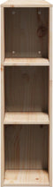 vidaXL - Hoofdbord - met - opbergruimte - 200 - cm - massief - grenenhout
