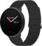 iMoshion Bandje Geschikt voor Polar Ignite (2) - Polar Pacer - Amazfit GTS 3 / 4 - iMoshion Lederen bandje 2.0 - Zwart