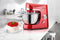 TurboTronic TT-002 Pro-Mix - Staande Mixer - 5 Liter - 2000W - Rood