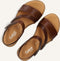 Gabor 063 - Platte sandalen - Klittenbandsluiting - Bruin - Maat 40