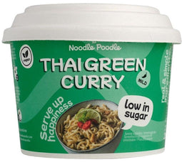 The Noodle Poodle - Thaise groene curry noedels - Voorgekookt 250 gram