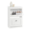 SoBuy FSR78-W - Schoenenkast - 2 Kleppen - Wit - 24 x 60 x 102 cm