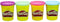 Play-Doh - 4-pack - 4 potjes van 85 gram met levendige kleuren (4 stuks)