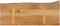 vidaXL - Tafelblad - met - natuurlijke - rand - 90x20x3,8 - cm - massief - mangohout