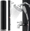 Merkloos Zonnedouche 35L - Solar Tuindouche met Voetdouche en Draaibare Regendouchekop - Warm Water tot 60°C - Zwart