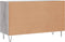 vidaXL - Dressoir - 100x36x60 - cm - bewerkt - hout - grijs - sonoma - eikenkleurig