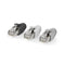Nedis RJ45-Connector - RJ45 Pass Through - Stevig/Gesnoerd FTP CAT6 - Recht - Verguld - 10 Stuks - PVC - Grijs / Wit / Zwart - Doos