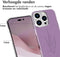 iMoshion Hoesje Geschikt voor iPhone 14 Pro Hoesje Siliconen - iMoshion Design hoesje - Paars / Floral Purple