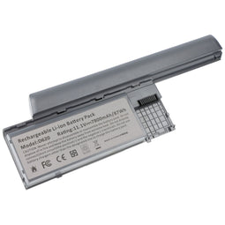 Battery suitable for Dell Latitude D620, D630, Li-ion, 11.1V, 7200mAh, 79.9Wh