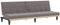 vidaXL - Slaapbank - met - bekerhouders - stof - taupe