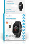Nedis BTSW002BK - Slim horloge - Hartslagmeter en stappenteller - Zwart