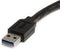 StarTech 10m USB 3.0 Actieve Verlengkabel M/F - Inclusief adapter - Zwart