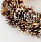 House of Seasons Kerstkrans - LED Verlichting 30 lampjes - Ø48 cm - Bruin