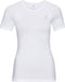 Odlo Performance Light - Dames Sportshirt Korte Mouw Ronde Hals - White - Maat S