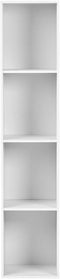 Boekenkast met 4 planken WINNIPEG 143 cm Wit