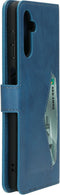 Mobiparts Galaxy A13 (2022) 5G - Classic Wallet Case - Ruimte voor pasjes - Blauw
