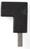 Nedis CCGB60930BK - USB A naar USB A adapter - Voorkomt kabelbreuken - Zwart